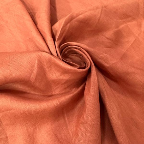 Cambraia de Linho Puro Terracota – 100% Linho 155 g/m²