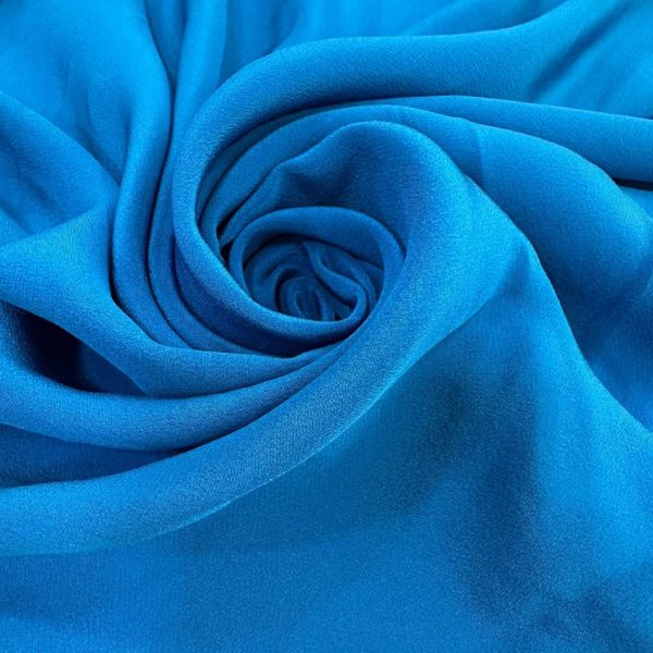 Seda Pura Azul Turquesa