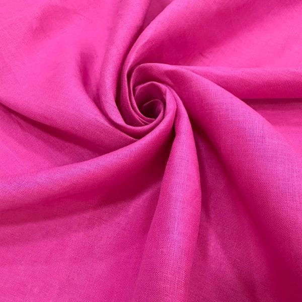 Cambraia de Linho Puro Pink – 100% Linho 155 g/m²