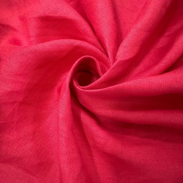 Linho Puro Vermelho – 100% Linho 190 g/m²