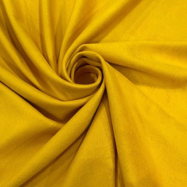 Suede Scuba Amarelo Ouro – Gramatura 320 g/m²