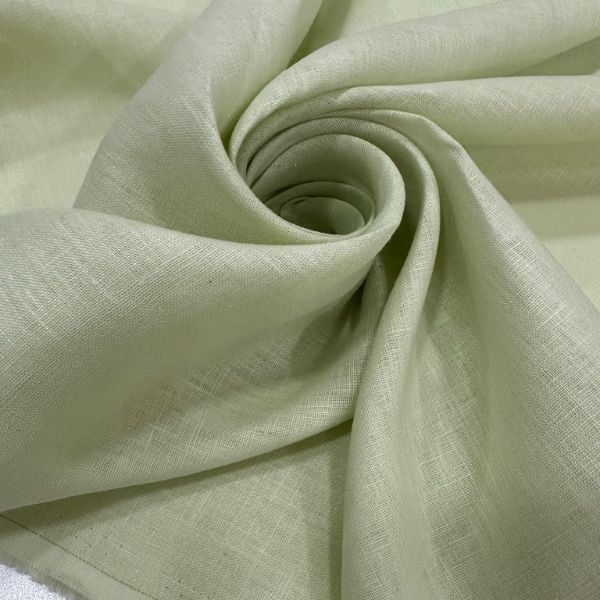 Cambraia de Linho Puro Verde Cana – 100% Linho 155 g/m²