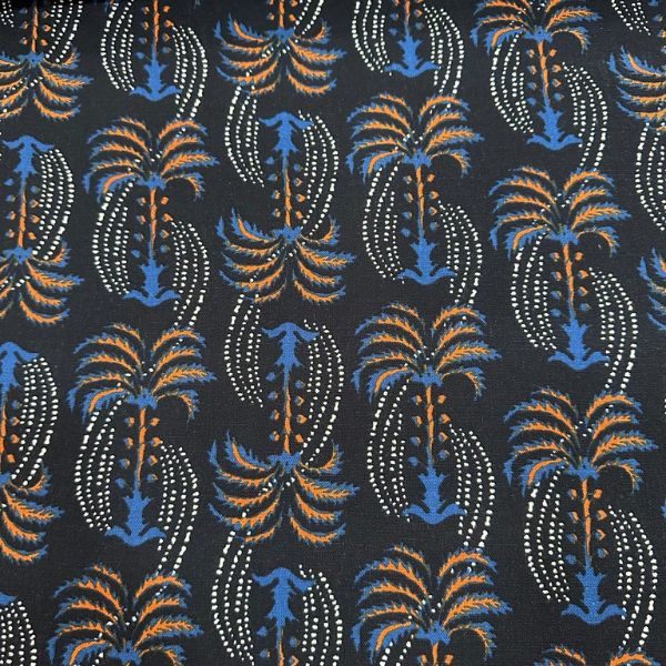 Linho Misto Estampado Coqueiro