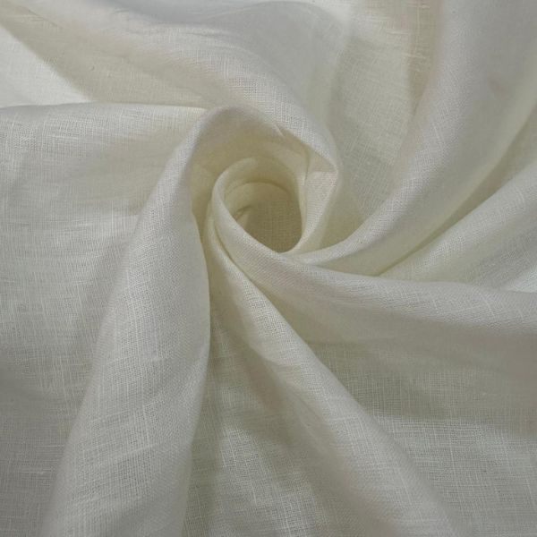 Cambraia de Linho Puro Off White – 100% Linho 155 g/m²