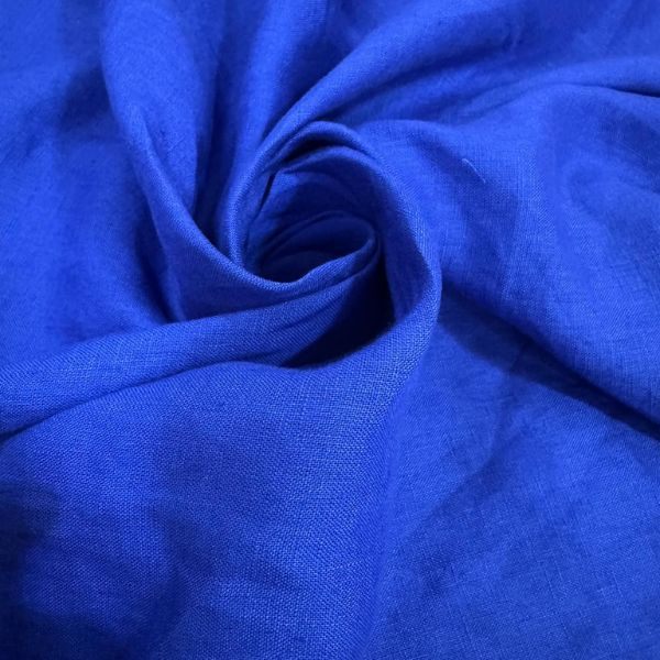 Cambraia de Linho Puro Azul Royal – 100% Linho 155 g/m²